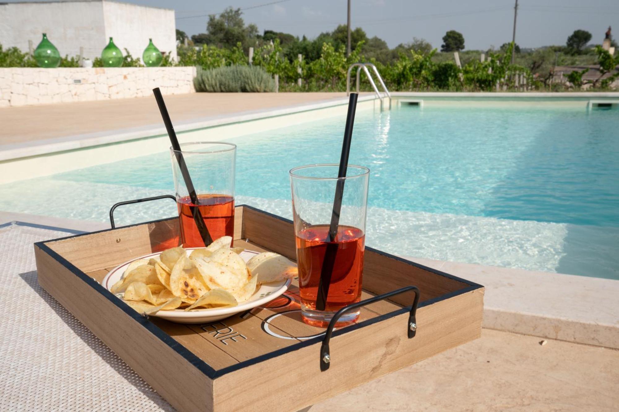 Il Vigneto Sole&Luna Con Piscina Privata Мартина Франка Екстериор снимка